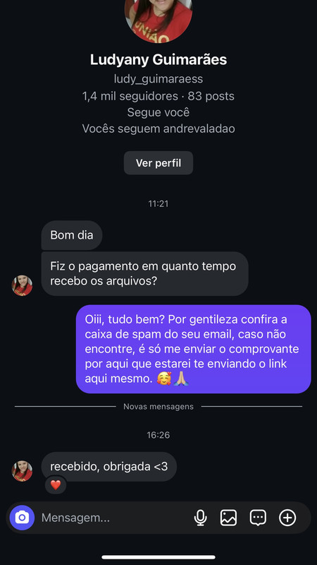 Depoimento de cliente 1